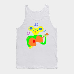 Mouse playing guitar Tank Top